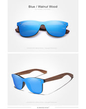 Load image into Gallery viewer, Polarized Walnut Wood Mirror Lens Sun Glasses