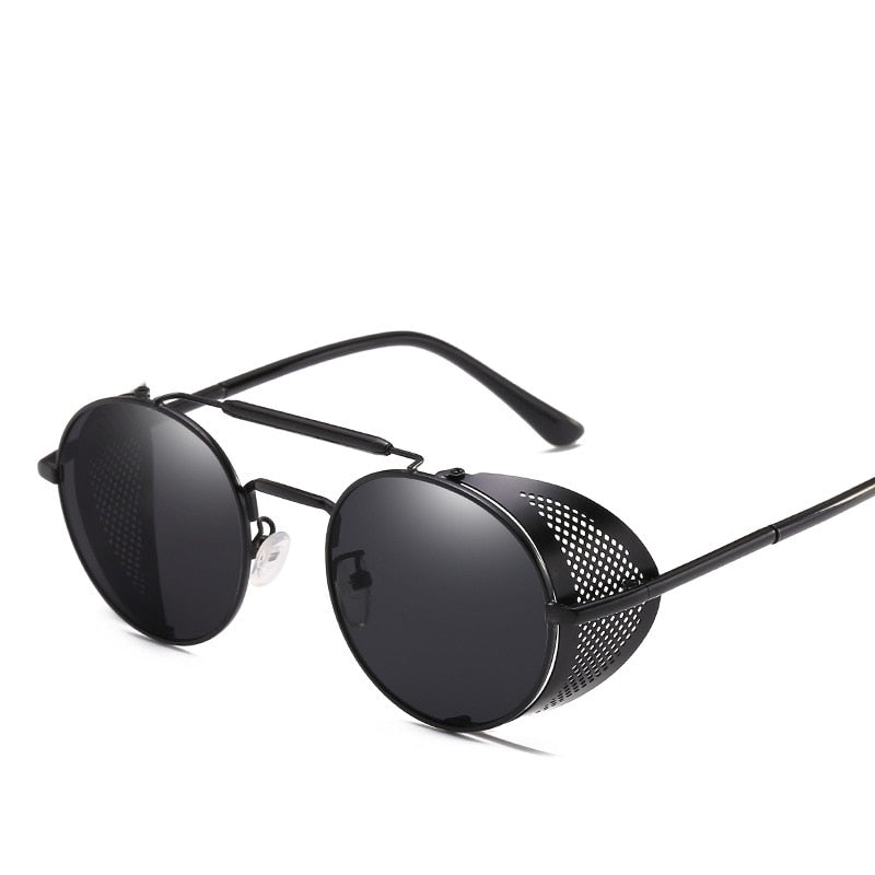 MuseLife Retro Round Metal Sunglasses