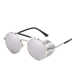 MuseLife Retro Round Metal Sunglasses