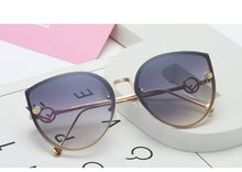 Load image into Gallery viewer, TOYEARN 2019 New Luxury Italy Brand Designer Lady Cat Eye Sunglasses